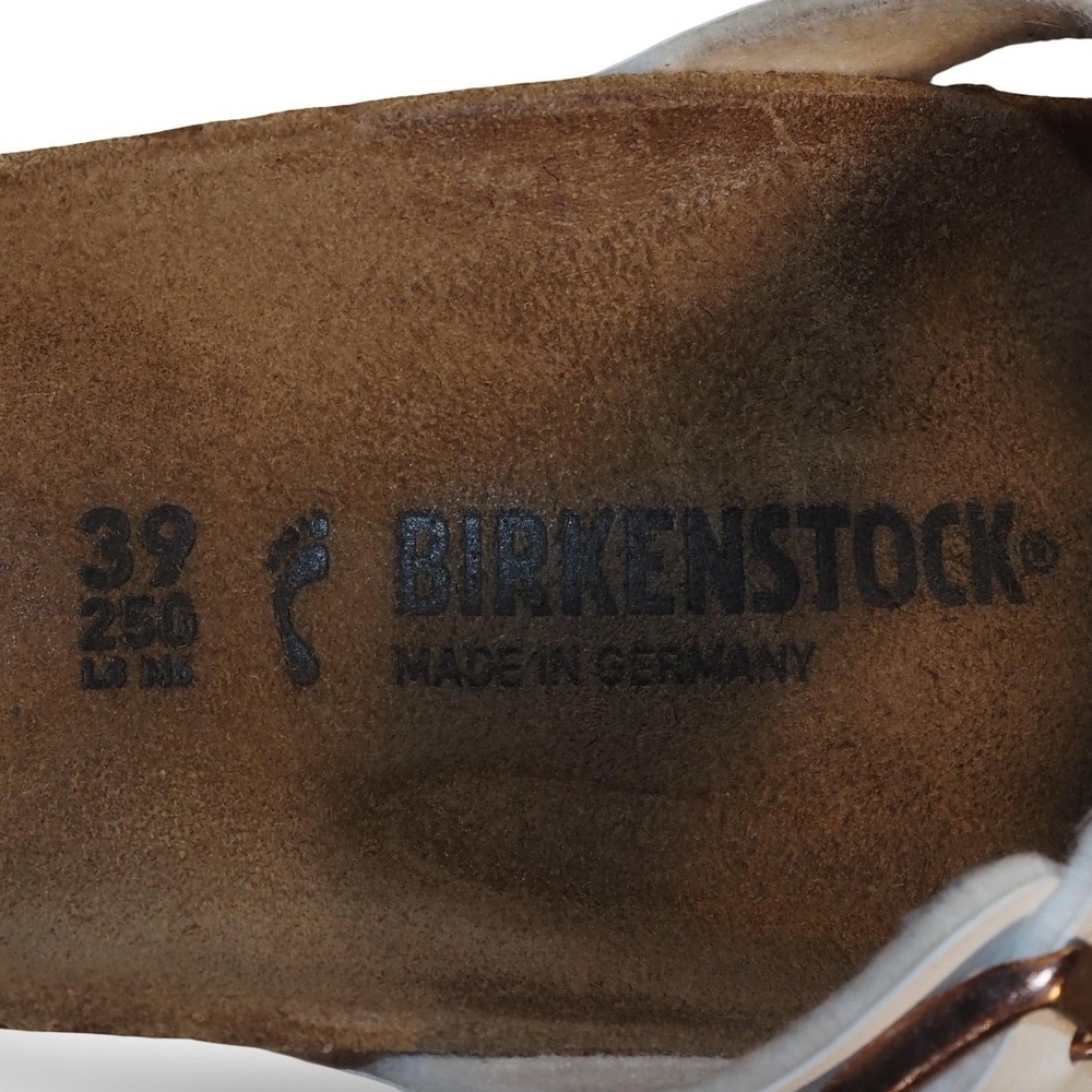 Birkenstock Yao Balance White Birko-Flor Sandals Womens 8 39 Medium Width - Picture 10 of 11
